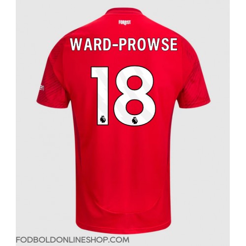 Nottingham Forest James Ward-Prowse #18 Hjemmebanetrøje 2024-25 Kortærmet